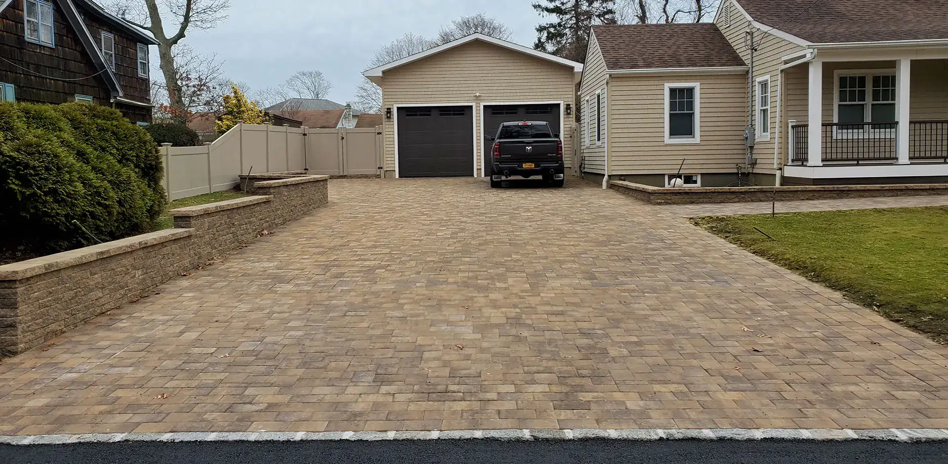 Masonry Paver Driveway
